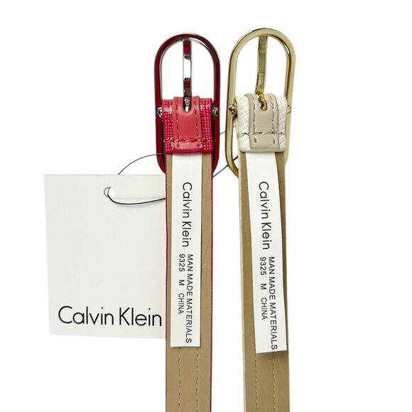 Calvin Klein Set of Two Belts Size Medium - Picture 5 of 6